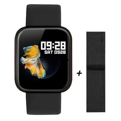 Relógio Inteligente Smart P70 Esportivo Cardíaco 2 Pulseiras