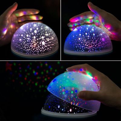 Lâmpada Globo De Luz Led Rgb Giratória Bola Maluca Colorida