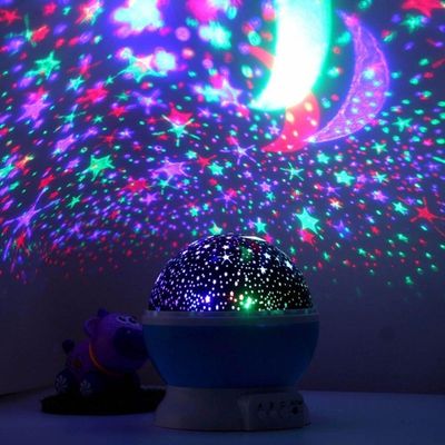 Lâmpada Globo De Luz Led Rgb Giratória Bola Maluca Colorida