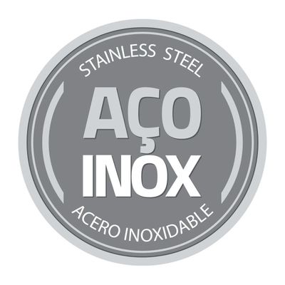 Caçarola Funda Tramontina Allegra Aço Inox Fundo Triplo 16 cm 1,5 L