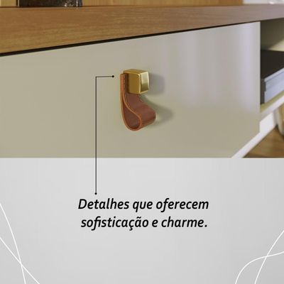 Painel Bancada Suspensa 1 Porta Tvs Até 55 Polegadas íris - Cumaru Opala