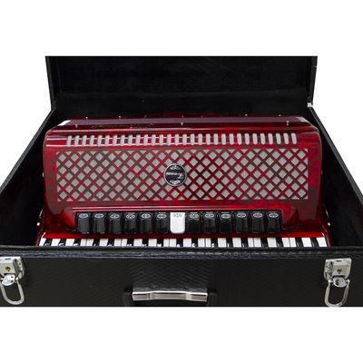 Acordeon 120 Baixos TA 12020 Vermelho Thommasi