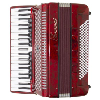 Acordeon 120 Baixos TA 12020 Vermelho Thommasi