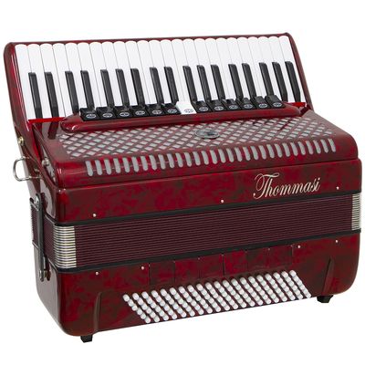 Acordeon 120 Baixos TA 12020 Vermelho Thommasi