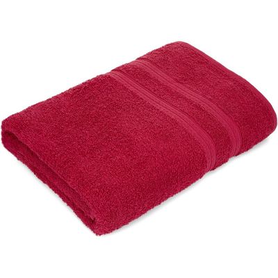 Jogo de Toalhas de Banho 4 Peças 100% Algodão Alta Absorção (2 Banho + 2 Rosto ) Padrão Hotel/Pousada - Cereja
