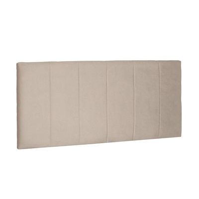 Cabeceira Painel Arizona Solteiro 90cm Suede Bege