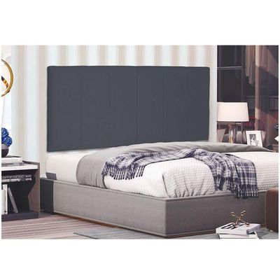 Cabeceira Painel Arizona Solteiro 90cm Suede Cinza