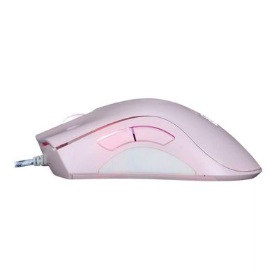 Mouse Gamer USB Oex Boreal MS319 Rosa