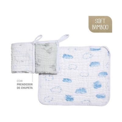 Kit Paninho De Boca Soft Mami Com 3 Pçs Masculino Papi
