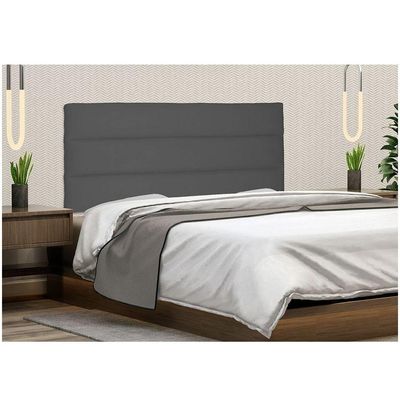 Cabeceira Painel La Italiana Solteiro 90cm Suede Cinza