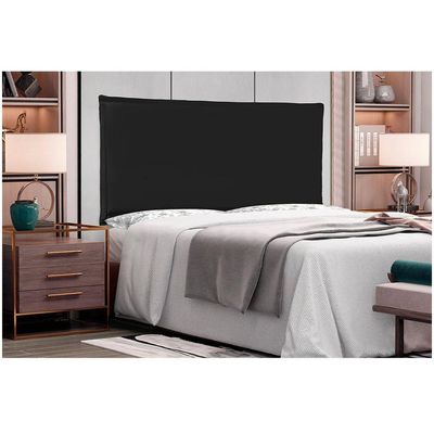 Cabeceira Painel Garden Solteiro 90cm Corino Preto