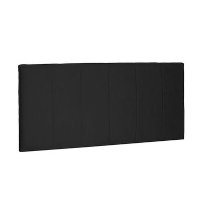 Cabeceira Painel Arizona Solteiro 90cm Suede Preto