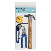 Kit de Ferramentas Tramontina 4 Peças com Martelo e Alicate