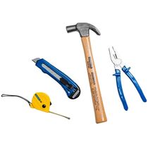 Kit de Ferramentas Tramontina 4 Peças com Martelo e Alicate
