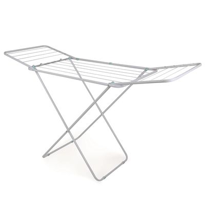 Varal de Chão Mor 6005 em Aço Dobrável com Abas - Branco