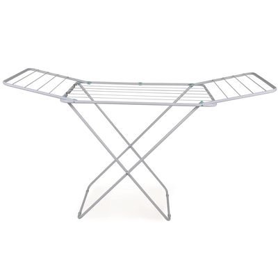 Varal de Chão Mor 6005 em Aço Dobrável com Abas - Branco