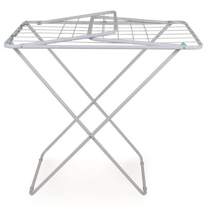 Varal de Chão Mor 6005 em Aço Dobrável com Abas - Branco