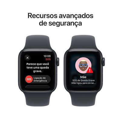 Apple Watch SE 3 GPS 40mm Pulseira Esportiva P/M Meia-