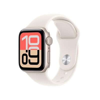 Apple Watch SE 3 GPS 44mm Pulseira Esportiva P/M Estelar