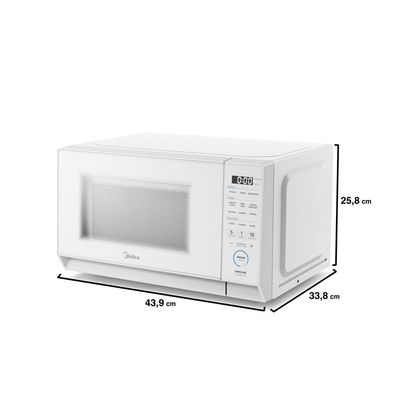 Micro-ondas Midea MHP20B MasterCook 20L 1050W Painel Touch Branco Branco / 110