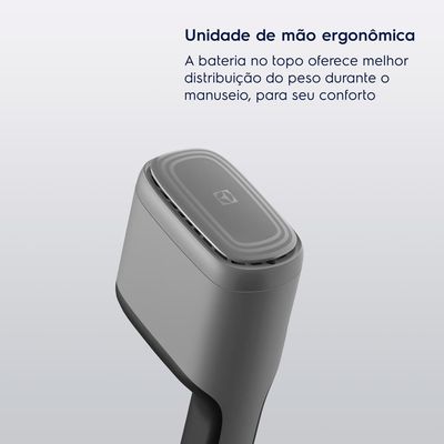 Aspirador de Pó Vertical Sem Fio Electrolux Cyclonic Power ERG018 90W 2em1 Cinza