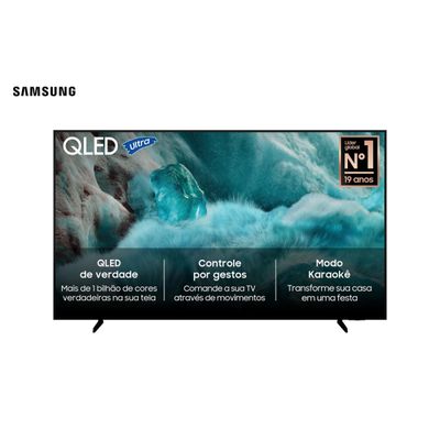 Smart TV Samsung 50 4K QLED Ultra QN50Q7FAAGXZD Vision AI Xbox Cloud Gaming Controle por Gestos