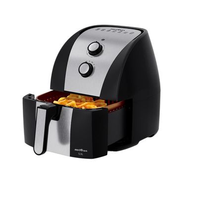 Fritadeira Elétrica Britânia BFR51 Gold 5,5L 1500W Air Flow Preto,Inox / 110