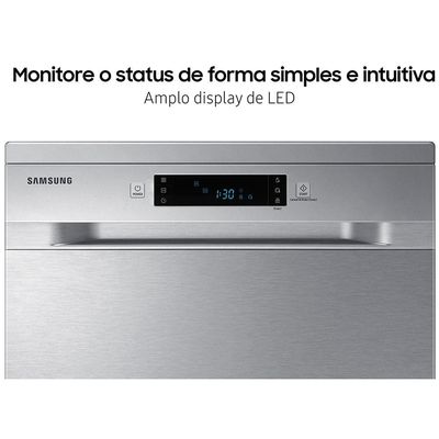 Lava-Louças Samsung DW60C7050FS/AZ 14 Serviços com Display de LED 110V – Inox