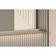 Prateleira Quarto Casal Modular 2.2 Curvo Painel / Parede 218x017 Gris Fosco - Linea Brasil