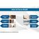 Armário Sapateira Quarto AZ1006 c/ 8 Prateleiras Amêndoa/Branco - Tecno Mobili