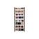 Armário Sapateira Quarto AZ1006 c/ 8 Prateleiras Amêndoa/Branco - Tecno Mobili