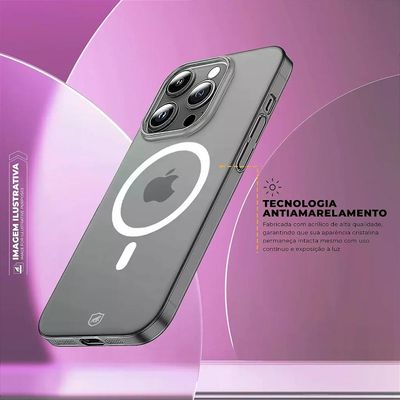 Capa para Samsung Galaxy S25 FE - Crystal Slim Magsafe - NÃO AMARELA - Transparente - Gshield