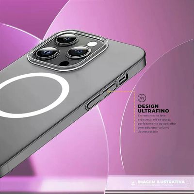Capa para Samsung Galaxy S25 FE - Crystal Slim Magsafe - NÃO AMARELA - Transparente - Gshield