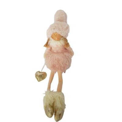 Boneca Decorativa Sentada Coleção Bonnet 40cm