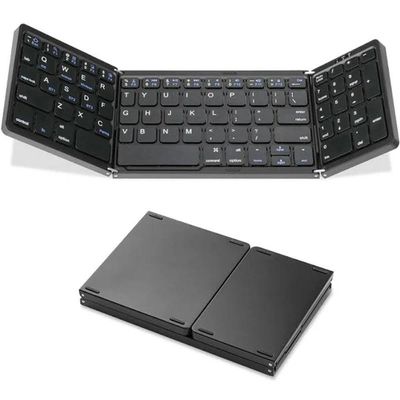 Mini Teclado Touch Dobrável Bluetooth Para