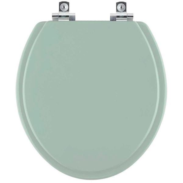 Assento Sanitário Soft Close Convencional Oval Verde Agua Para Vaso Celite
