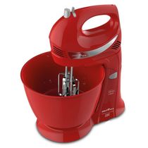 Batedeira Britânia Diamante Cristal Double Mixer Vermelha 550W 110V