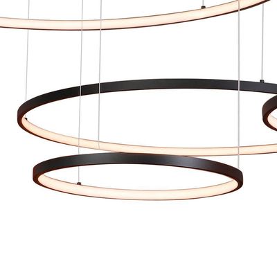 Lustre Pendente Sindora Qd05367 Preto Led Bivolt
