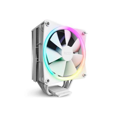 Air Cooler P/ Processador NZXT T120 RGB 120MM P/ INTEL/AMD Branco - RC-TR120-W1