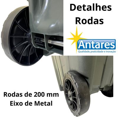 Caixa Térmica Cooler 54l Rodas Grandes Praia Camping Antares