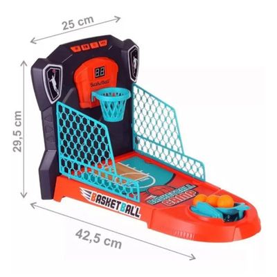 Jogo Mini Basquete Arremesso Livre Placar Eletrônico - Dm Toys 6806
