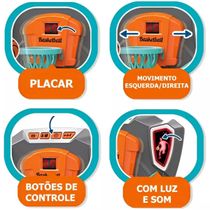 Jogo Mini Basquete Arremesso Livre Placar Eletrônico - Dm Toys 6806