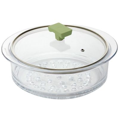 Vaporeira Steamer em Vidro Ghidini Vera - 24 cm
