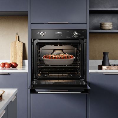 Forno de Embutir Electrolux a Gás 80L Efficient com PerfectCook360 Preto (OE8GH) 220V