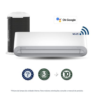 Ar-Condicionado Electrolux Split 9.000 BTUs Color Adapt Quente/Frio com Wi-fi (YI09R/YE09R) 220V