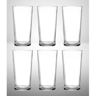 JOGO COPOS VIDRO CRISTAL VIENA 6 PEÇAS 245ML