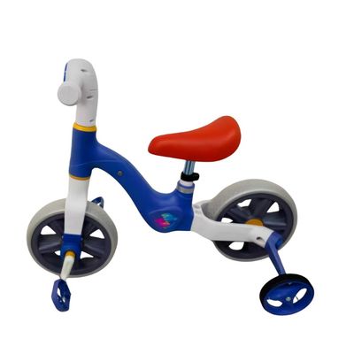 Bicicleta Infantil de Equilíbrio 2 em 1 com Rodinhas Removíveis - Azul