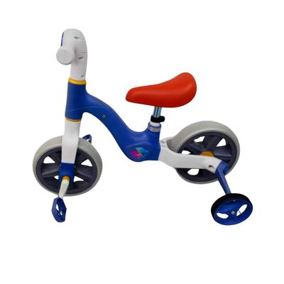 Bicicleta Infantil de Equilíbrio 2 em 1 com Rodinhas Removíveis - Azul