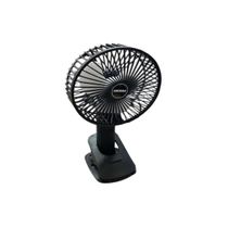 Mini Ventilador de Mesa Recarregável - Preta