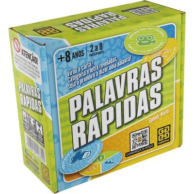Jogo Palavras Rápidas - Grow